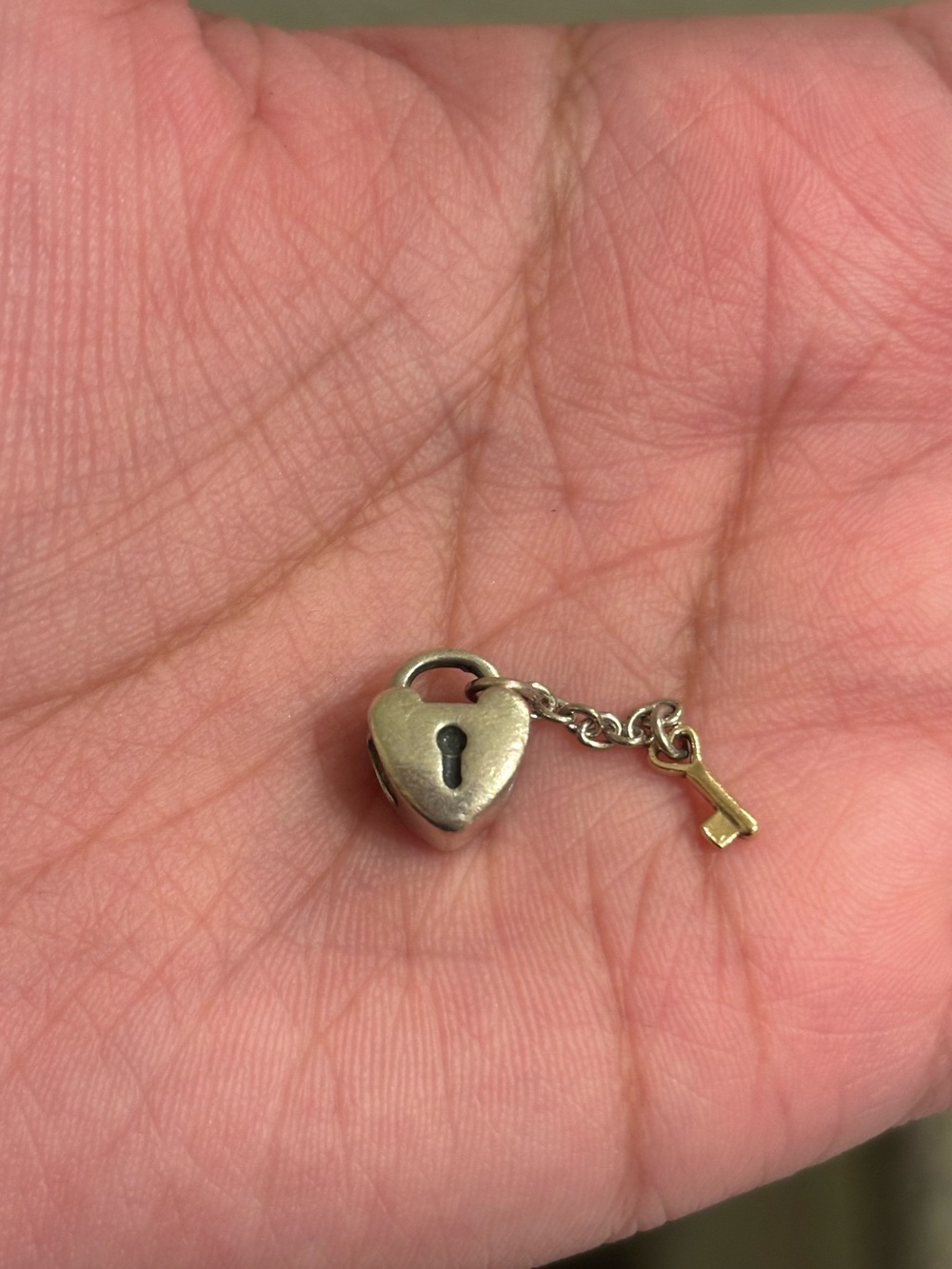 Pandora Silver Dangle Charm with Polished Finish
